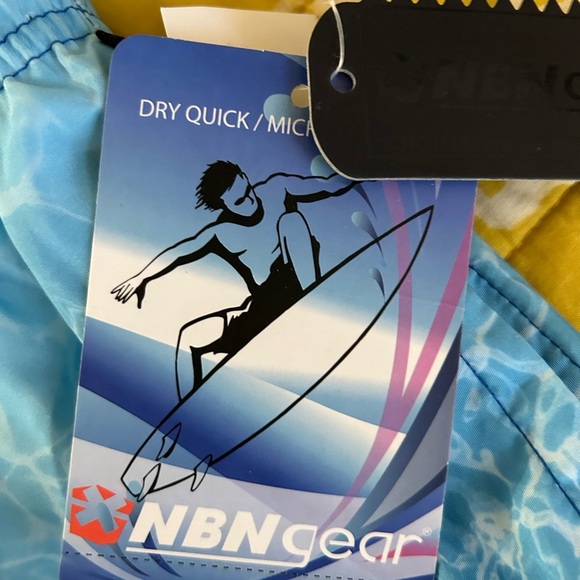 New NBN gear swim trunks swimsuit boys size 10/12 - Picture 4 of 5